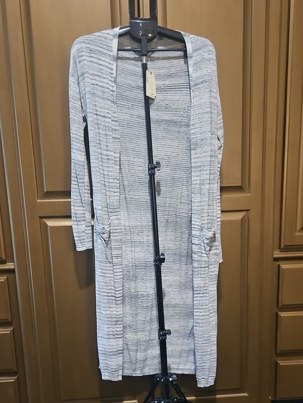 Lucky Brand Gray Striped Women’s Dress